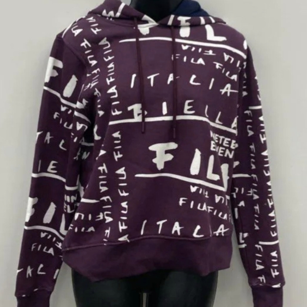 FILA Hush Hush Hoddie Sweater Size M NWT MSRP $50